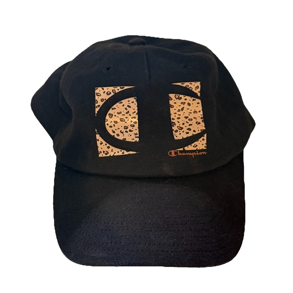 Champion Leopard/Animal Print Women's Adjustable Strapback Baseball Hat/Cap‎